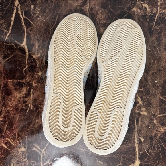 Adidas Superstar 82 Cloud White/Sky Tint/Off White Mens Sneakers Sz 9.5 - Picture 8 of 9